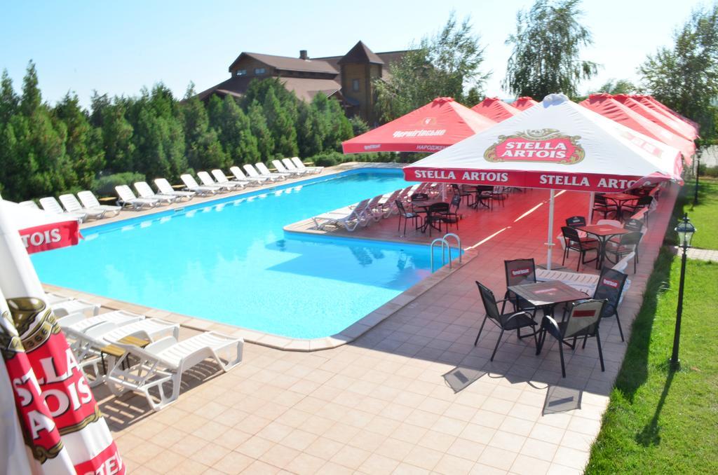 Panska Hata Hotel Nyzhnya Khortytsya ภายนอก รูปภาพ