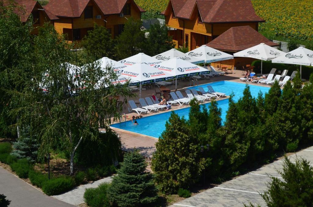 Panska Hata Hotel Nyzhnya Khortytsya ภายนอก รูปภาพ